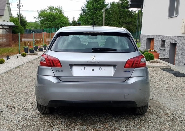 Peugeot 308 cena 21900 przebieg: 147000, rok produkcji 2016 z Sanok małe 137